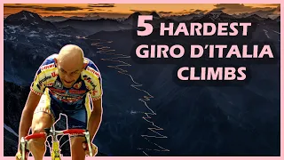 Top 5 HARDEST CLIMBS of the Giro d'Italia ft. Monte Zoncolan & Passo dello Stelvio