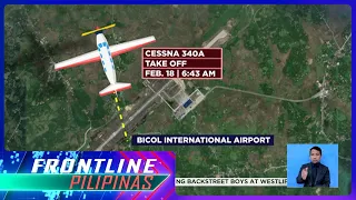 Wreckage ng nawawalang Cessna plane na may 4 na sakay, nakita na | Frontline Pilipinas