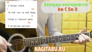 "В сигаретном дыму". Легкие аккорды и разбор | Песни под гитару - Nagitaru.ru
