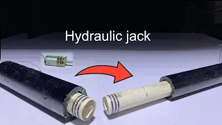 How to make hydraulic jack || gear motor || diy hydraulic jack