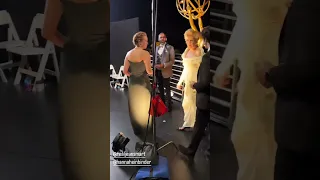 Hannah Einbinder with Jean Smart at the 74th Primetime Emmys. #jeansmart