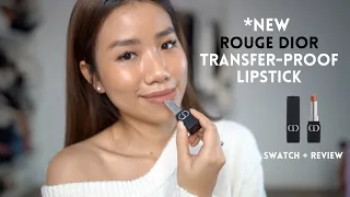 NEW Dior Rouge Forever Transfer-proof Lipstick | Swatches, Review and Wear Test