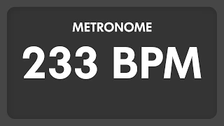 233 BPM - Metronome