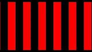 Optokinetic Stimulation   Vertical Bars to the Left   Black and Red