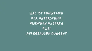 Unsere zwei Pflegeausbildungen:  Pflegefachhelfer*in vs. Generalistische Ausbildung