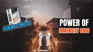 POWER OF DIMENSITY 8100 💥 FT. REALME GT NEO 3 | BGMI / PUBG TEST