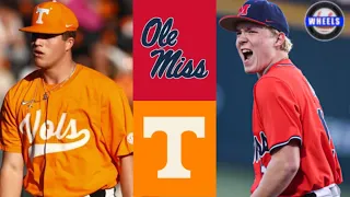 Ole Miss vs #8 Tennessee Highlights (Game 2, Great Game!) | 2024 College Baseball Highlights