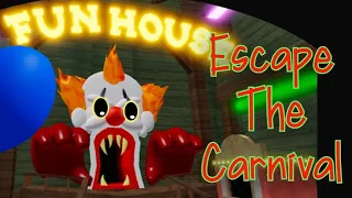 Roblox SCARY Obby 🤡 Escape The Carnival of Terror 🤡 No Death Full Walkthrough