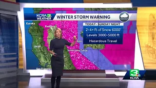 Dec. 10 forecast at 7 a.m. for Northern California: Winds, rain and snow on Saturday