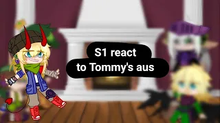 Dsmp S1 react to Tommy’s aus