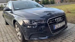 Audi A6 C7 Oklejanie lamp i zegarów