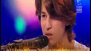 "Je suis malade". Vezi interpretarea lui Rareş Cazacu, la X Factor!