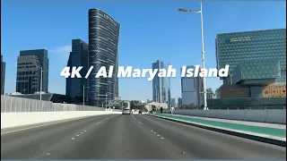 4K / Drive@ Al Maryah Island (Amazing skyscraper)