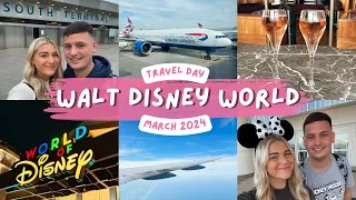 WALT DISNEY WORLD 🏰 Travel Day - Gatwick British Airways & All Star Movies Check In • March 2024