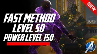 Marvel's Avengers | How to get Black Panther Level 50 & Power Level 150 IN 1 DAY !!! FASTEST METHOD