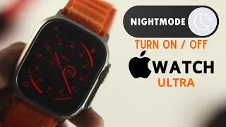 How to Activate Night Mode Apple Watch Ultra!