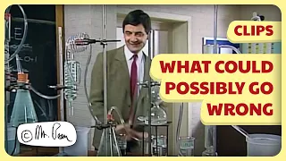 Science Experiments with Mr Bean... & More | Clip | Mr Bean