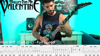 How To Play "Suffocating Under Words Of Sorrow" by Bullet For My Valentine-Guitar Tutorial With Tabs