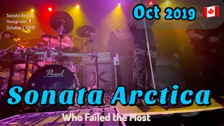 Sonata Arctica - Who Failed the Most @VENUE, Vancouver, Canada - October 1, 2019 - 4K LIVE