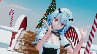 [MMD/blender]Maid Miku!!!  好き！雪！本気マジック