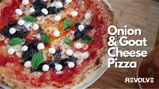 Sweet Caramelized Onion & Goat's Cheese Pizza Recipe | Revolve Recipes