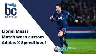 Lionel Messi’s custom match worn Adidas X Speedflow.1 football boots soccer cleats review!