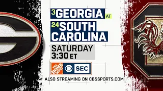 #3 Georgia vs. #24 South Carolina