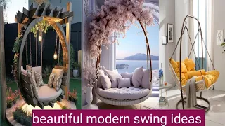 unique outdoor swing ideas | modern garden swing ideas | unique modern swing ideas