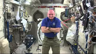 One Year International Space Station Crew Member Discusses Life In Space With The Media