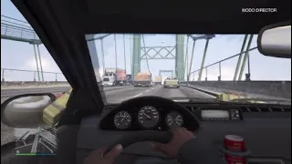 Gta 5 cierra los ojos cuando el coche choque!