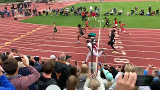 Matthew Boling  crushes 100 meter at Texas State Track Meet 10.13 100 meter dash
