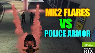 Oppressor flare countermeasures vs police body armor Gta Online