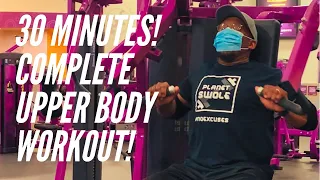 Got 30 Minutes? How To Do An Upper Body Workout In A Half Hour At Planet Fitness (Hammer Strength)