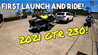 2021 Sea-Doo GTR 230 First Launch and Ride