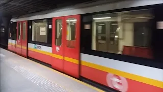 Alstom Metropolis 98B (pociąg #18) [M1] - Plac Wilsona - Młociny [Metro Warszawskie]