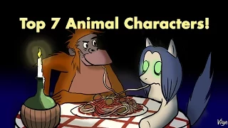 Media Hunter - Top 7 Favorite Animal Characters Part 1