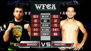 Апти Бимарзаев vs. Родриго Магальяеш | Apti Bimarzaev vs. Rodrigo Magalhaes | WFCA 53