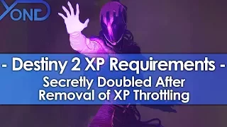 Destiny 2's XP Requirements Secretly Doubled after Removal of XP Throttling