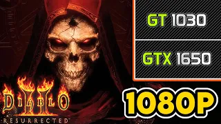 Diablo 2 Resurrected || GT 1030 | GTX 1650 Performance Test || 1080p Benchmark