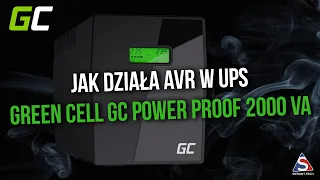 Zasilacz UPS Green Cell GC Power Proof 2000 VA - jak działa AVR, czy warto?