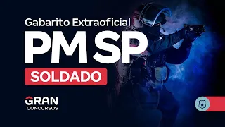 Concurso PM SP Soldado - Gabarito Extraoficial