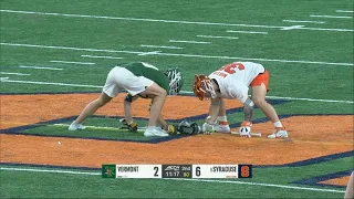 Syracuse vs Vermont | Faceoff Highlights | Mens Lacrosse | 2/3/24