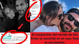 El cumpleaños del marido de Aslı Enver se convirtió en un caos. Esto es una lástima.