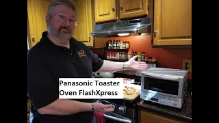 Panasonic Toaster Oven FlashXpress with Double Infrared Heating & Removable 9" Baking Tray, 1300W