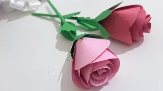 Crafting Easy and Lifelike Paper Roses: Perfect for Valentine's Day or Mother's Day