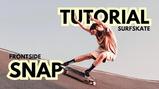 📒SURFSKATE Frontside SNAP 💯✅ (Derrape de cara)