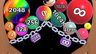 Ball Run 2048 in Infinity Mod 2048 vs merge jump 2048 / 2048 ball Gameplay All New Levels #5