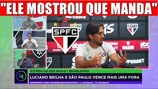 NETO RASGOU ELOGIOS AO TECNICO LUIS ZUBELDIA DO SPFC APOS VITORIA 1 X 3 SÃO PAULO FC