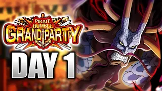 Will 10th Anni Shift GP Meta? OPTC Grand Party Season 18 ~ Day 1!