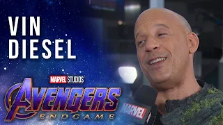 Vin Diesel feels his "Groot-ness" LIVE at the Avengers: Endgame Premiere